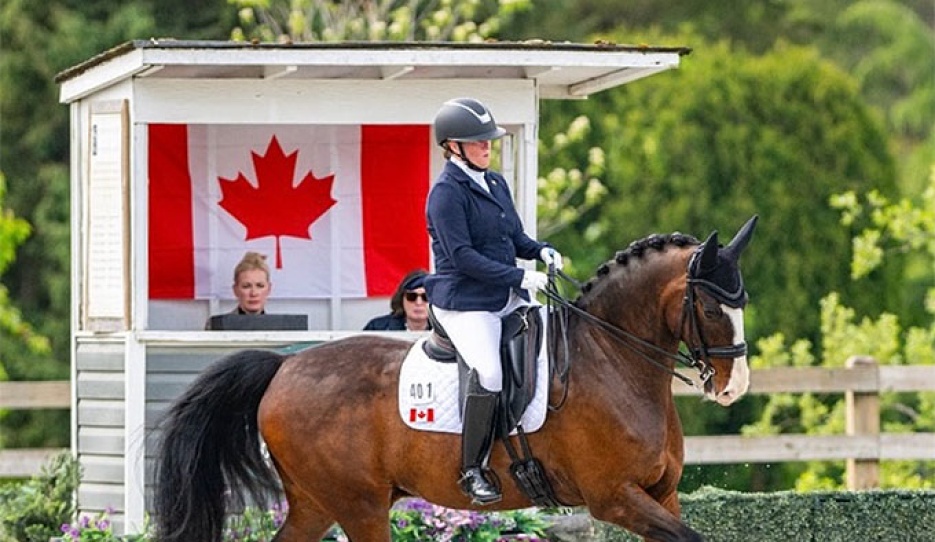 Laura Hall on Istrano at the 2026 CPEDI Vancouver :: Photo © 