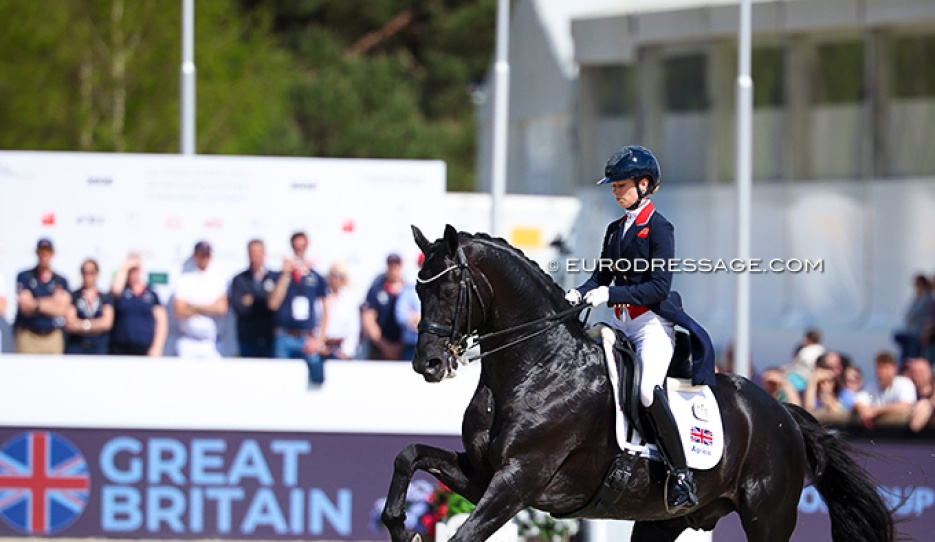 Charlotte Fry and Glamourdale in the FEI Nations Cup at the 2026 CDIO Fontainebleau :: Photo © Astrid Appels
