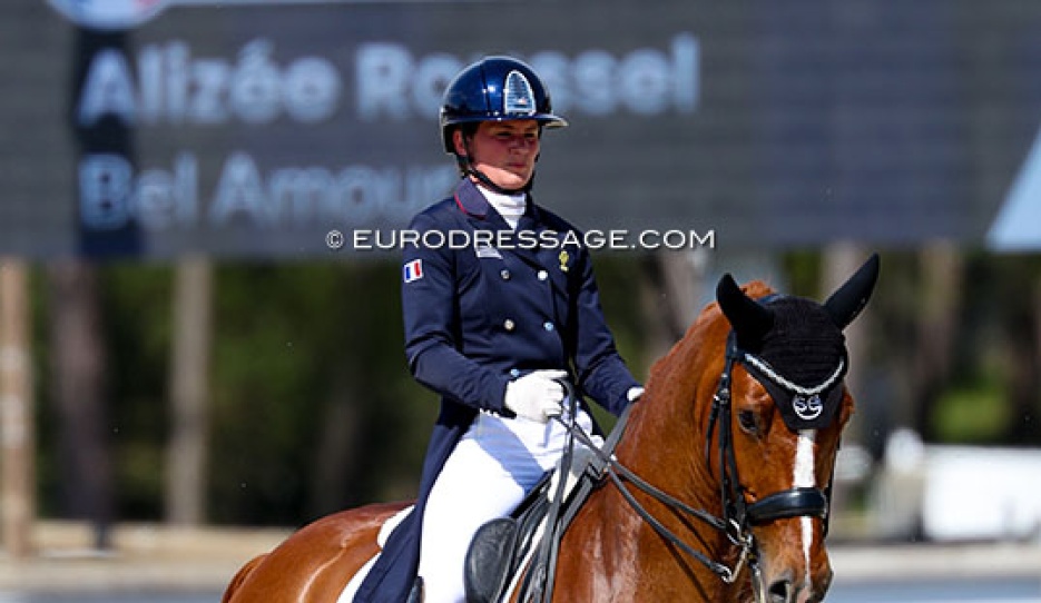 Alizee Roussel on Bel Amour at the 2026 CDIO Fontainebleau :: Photo © Astrid Appels