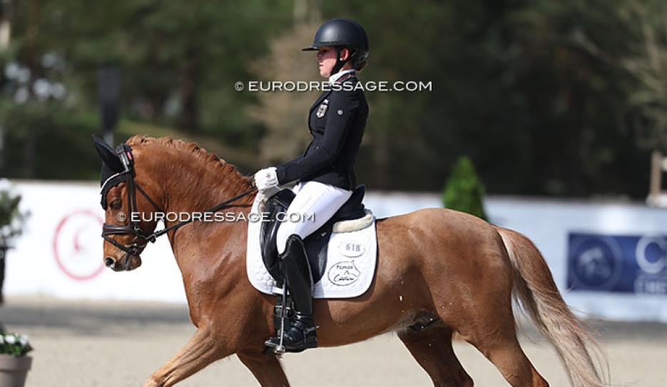 Lilli von Helldorff on Nabucco HW at the 2026 CDIO Fontainebleau :: Photo © Astrid Appels