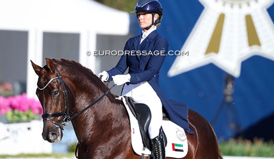 Natalie Lankester and Tesla at the 2026 CDI Hagen :: Photo © Astrid Appels