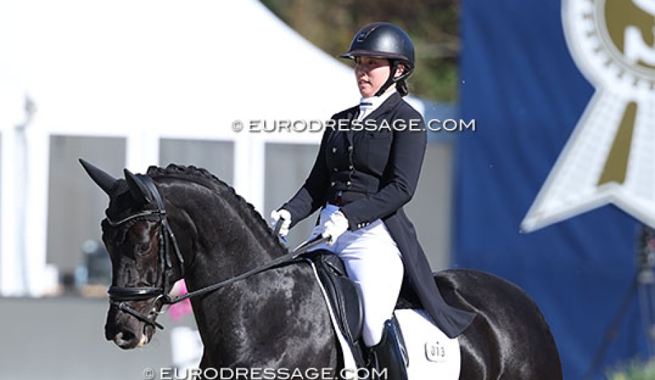 Yue Wu on Jacky Kennedy DVB at the 2026 CDI Hagen :: Photo © Astrid Appels