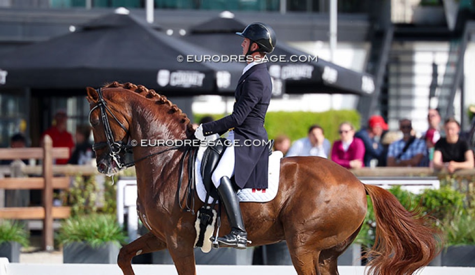 Chris von Martels and Londoncrown at the 2026 CDIO Lier :: Photo © Astrid Appels