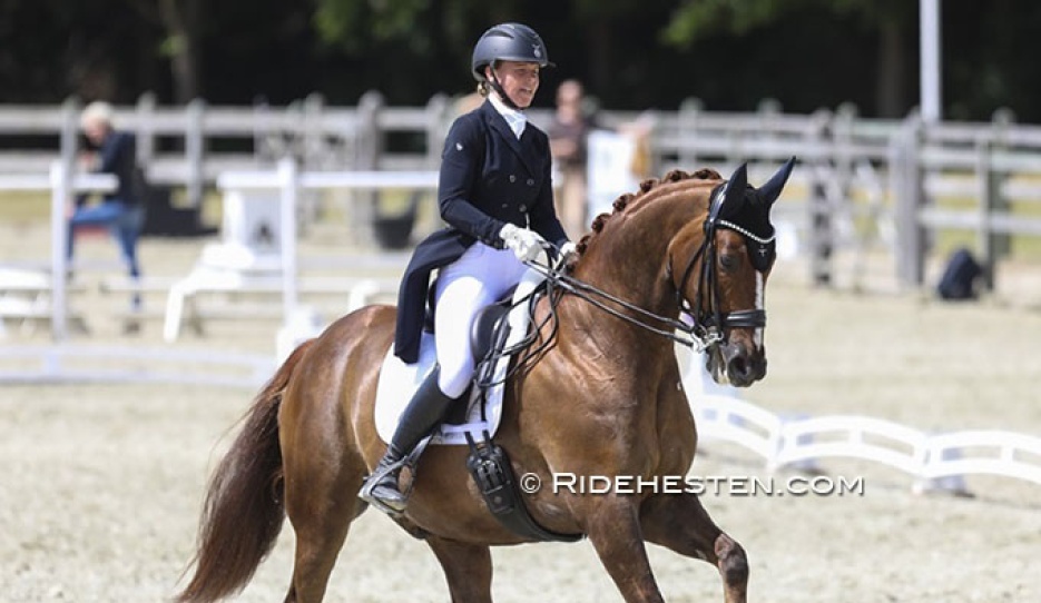 Camilla Lunderskov and Donnerhall's Son II :: Photo © Ridehesten