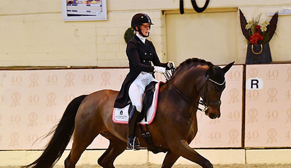 Anna von Wendt and Sir Fashion at the 2020 CDN Ankum :: Photo © Ruchel/Mhisen