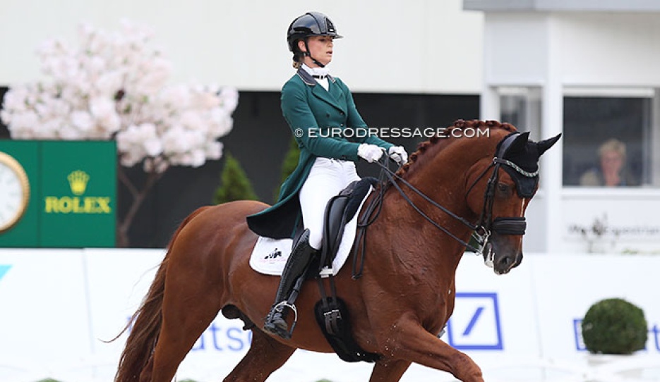 Dinja van Liere and Independent Little Me at the 2021 CDIO Aachen :: Photo © Astrid Appels