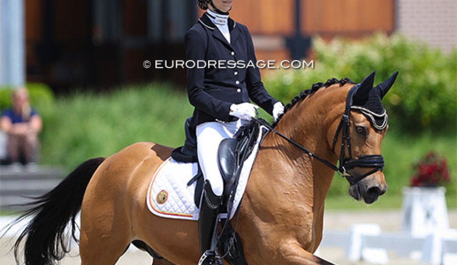 Liezel Everars and FS Capelli De Niro at the 2022 CDI Meerle :: Photo © Astrid Appels