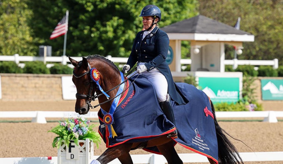 Molly Martin and R U 4 Me became the winners of the 2026 U.S. Developing Grand Prix Horse Championship :: Photo © US Equestrian