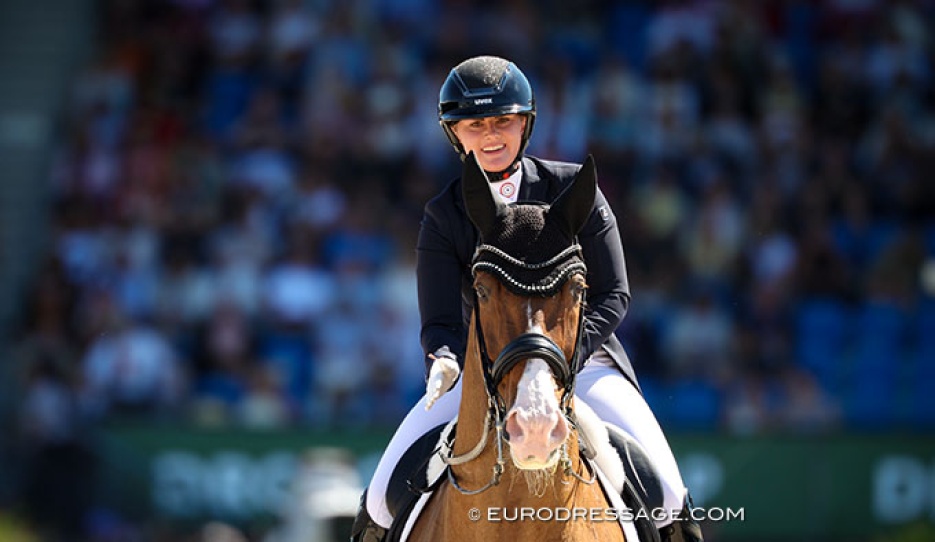 Diana Porsche on Imhotep at the 2026 World Championships :: Photo © Astrid Appels