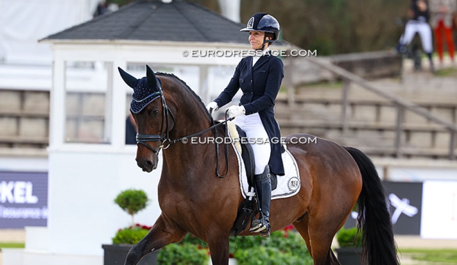 Sara Baban and Vitus at the 2026 CDIO Fontainebleau :: Photo © Astrid Appels