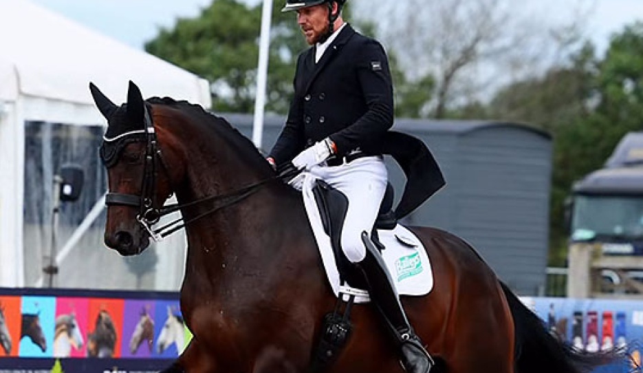 Matt Frost and Lenika at the 2026 British Dressage Championships :: Photos © private