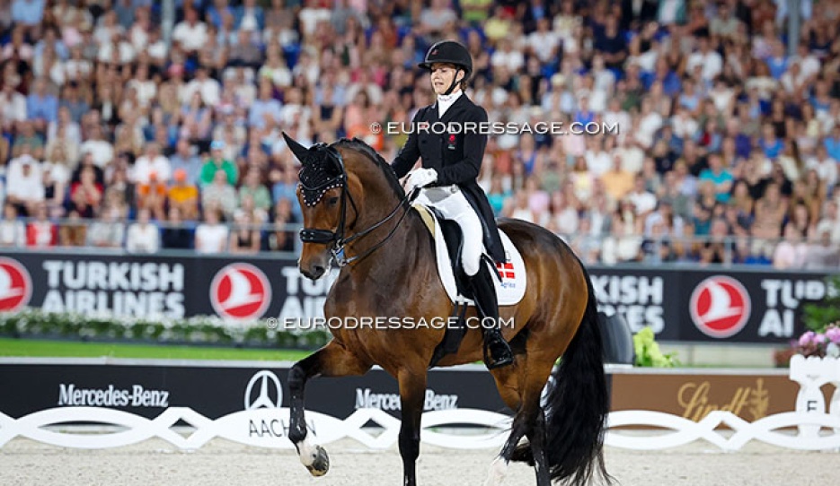 Cathrine Dufour and Mount St. John Freestyle at the 2026 World Championships :: Photo © Astrid Appels