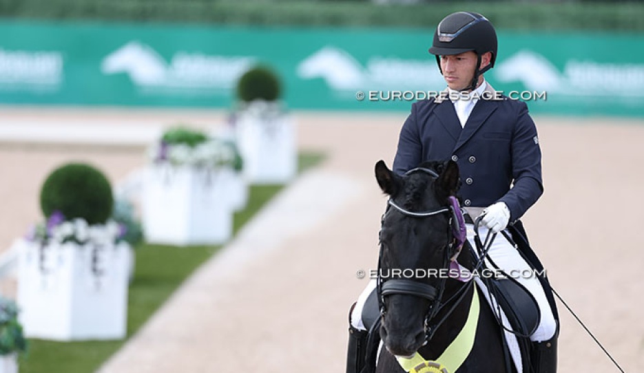 Leonardo Antonio Godoy on Marques Do Lis  at the 2026 CDI-W Wellington :: Photo © Astrid Appels