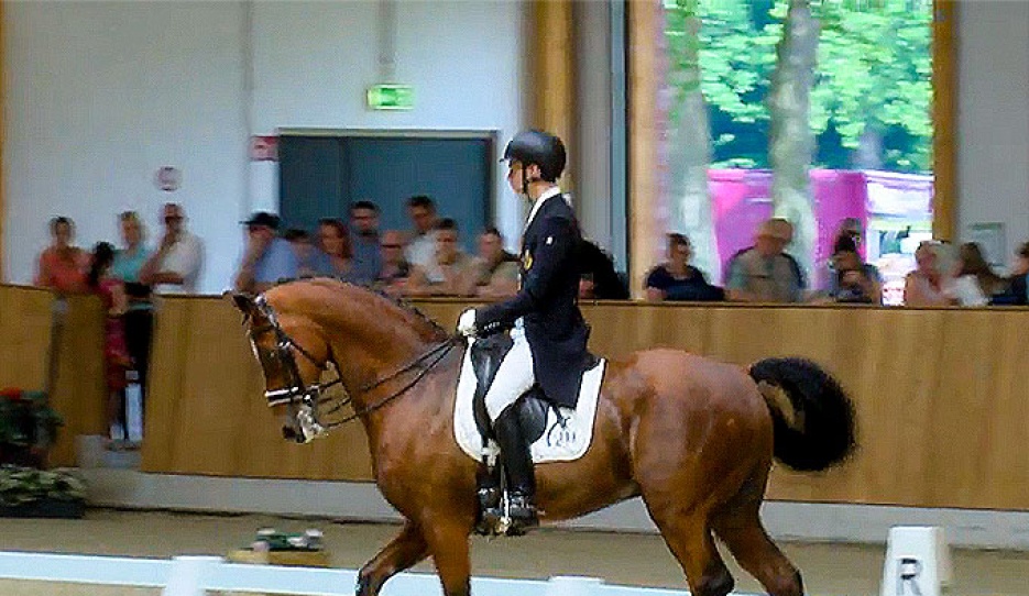 Nyssen and Sauvage at the 2019 CDI Riesenbeck