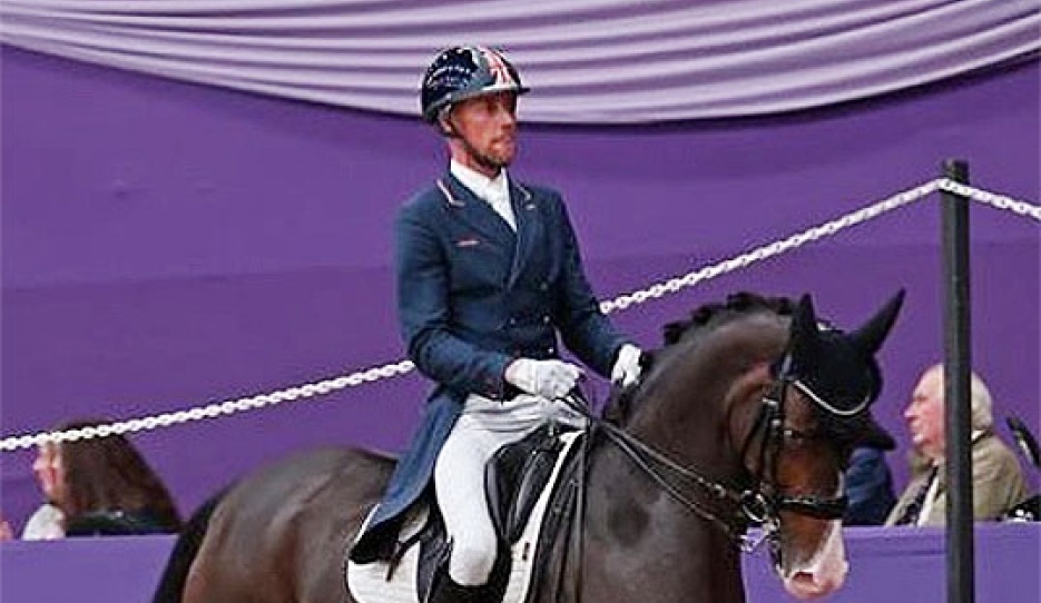 Matt Forst and Helga at HOYS in 2021 :: Photo © Kevin Sparrow