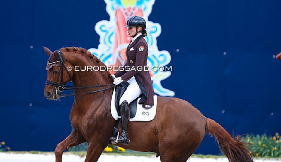 Yara Reichert and Springbank II at the 2023 CDI Hagen :: Photo © Astrid Appels