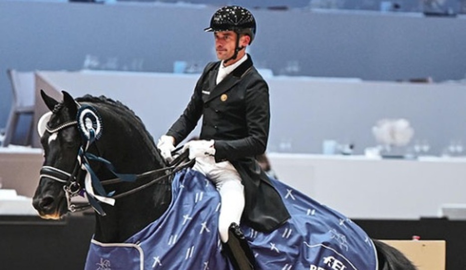 Justin Verboomen and Zonik Plus won the 2025 CDI-W Lyon and are set to return this year for the World Cup qualifier :: Photo © PSV
