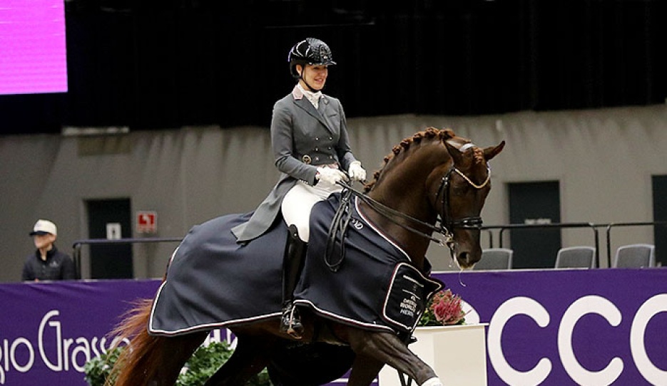 Bernadette Brune and San to Alati Sweep Small Tour at 2026 CDI-W Herning