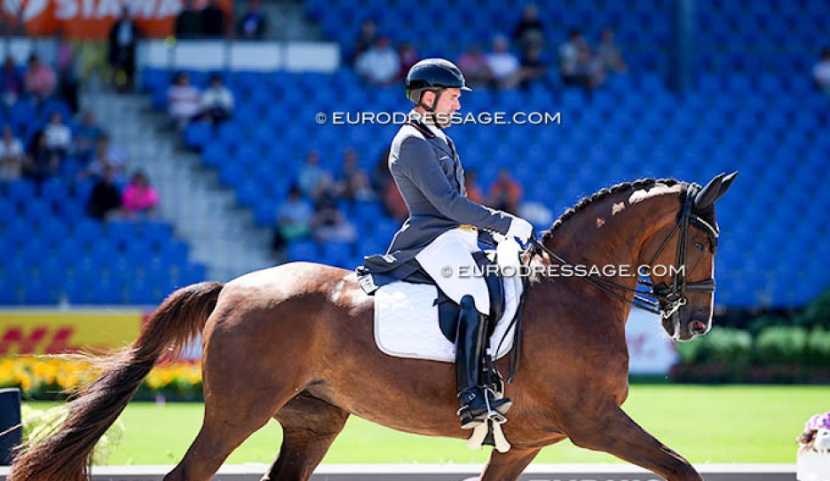 Severo Jurado Lopez and Flaconi W at the 2026 World Championships :: Photo © Astrid Appels