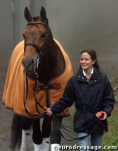 Groom Jennifer Mandracia with Galant du Serein