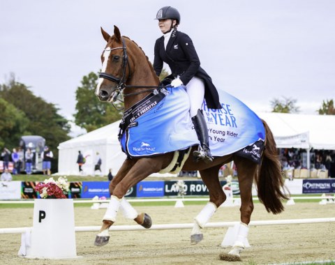 Lucarne Dolley and the ex-eventer Ardmore win the CDI Young Riders classes