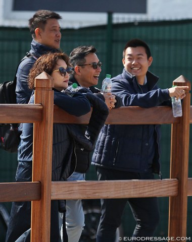 This Asian delegation is all smiles in Aachen