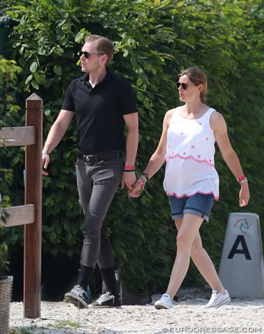 Henri Ruoste and his 7-month pregnant girlfriend Senta Kirchhoff