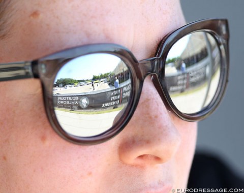 The Equitour Aalborg arena in sunglasses