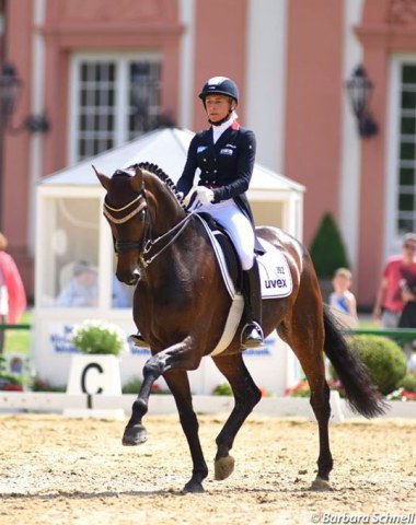 Ingrid Klimke on her brand new ride, Elena Knyaginicheva's Bluetooth 