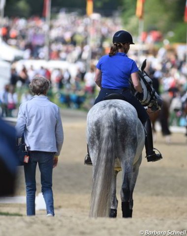 Madeleine Winter-Schulze accompanies Isabell Werth on Belantis