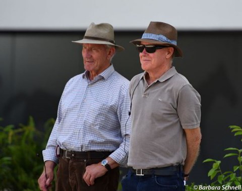 Klaus Balkenhol and Wilfried Bechtolsheimer at the 2018 CDI Aachen