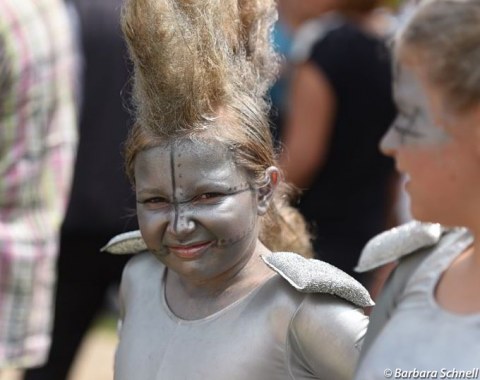 Young "knight" at Von Landsberg-Velen's castle