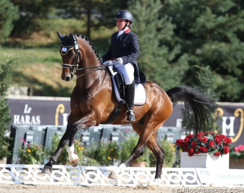 Israeli dressage new comer Liri Armon on Facendo