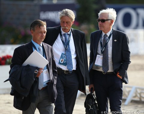 Judges Clive Halsall, Thomas Lang and Leif Tornblad