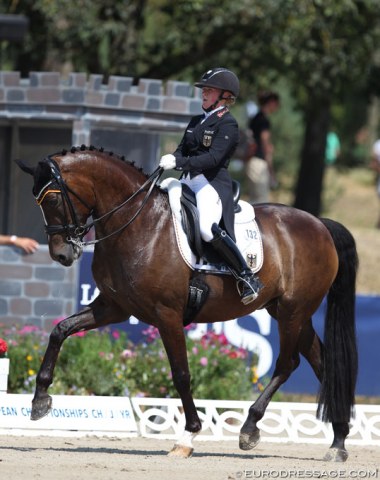 Marlene Sieverding's sympathetic Furst Levantino was also a bit affected by the heat and length of the week. He did not stay as much up with the poll in the kur, but still did a good job and finished sixth.