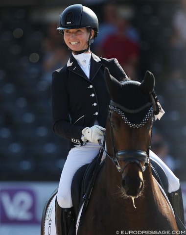 Big smile on Eva Möller's face