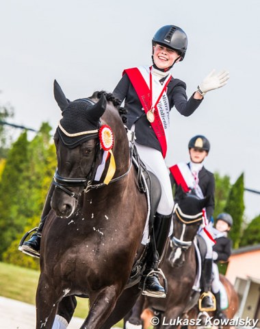 Polish Children's champion Tatiana Bierieznow on Fatuna S