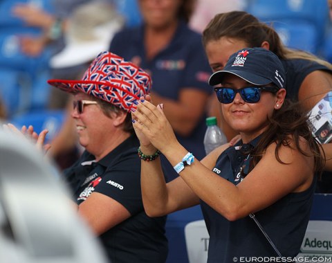 Freestyle's proud owner Emma Jane Blundell with her mom Jill next to her