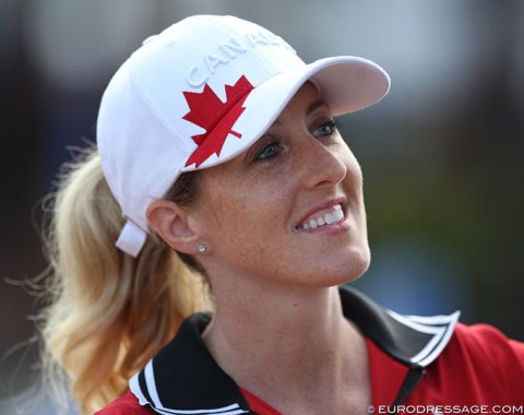 Canadian team rider Brittany Fraser