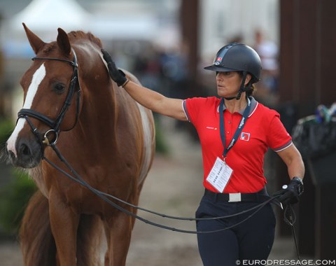 Switzerland's Antonella Joannou with Dandy de la Roche