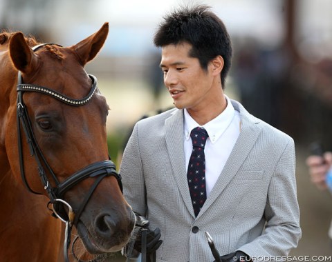 Kazuki Sado with Barolo