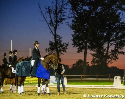 Hungarian Dominik Borza and Dongo won the Junior Kur to Music