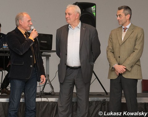 CDI-W Zakrzow show organizer Andrzej Salacki (centre)
