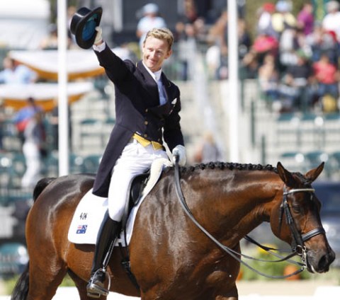 Brett Parbery at the 2010 World Equestrian Games (Photo © Ken Braddick)