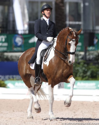 Jim Koford and crowd favourite Adiah, a Friesian cross mare