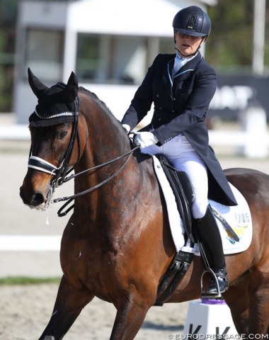 Cyprus' Gabriele Kiefer on the 16-year old KWPN gelding Watson (by Obelisk x Transvaal)