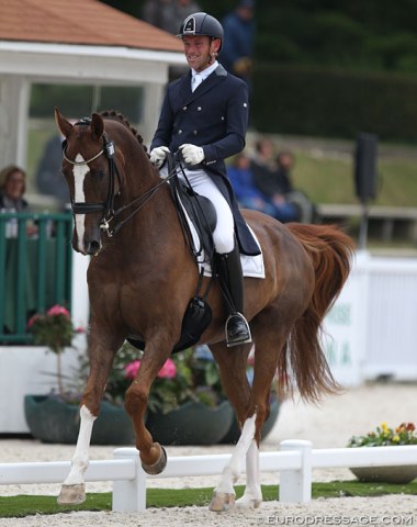 Australian Warwick McLean on the 11-year old Westfalian Sir Heinrich M (by Sir Donnerhall x Ferragamo)