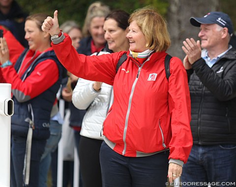 Swiss Grand Prix team captain Genevieve Pfister