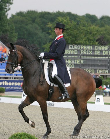 Carl and Escapado at the 2005 Euros