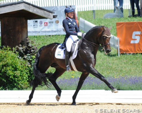 Riding in the GP Special tour: Ingrid Klimke on Franziskus